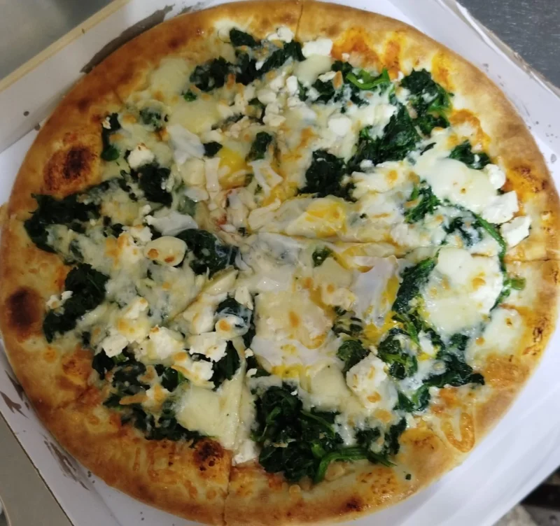 Spinatpizza